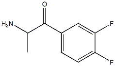 프로피오페논,2-아미노-3,4-디플루오로-,DL-(8CI) 구조식 이미지