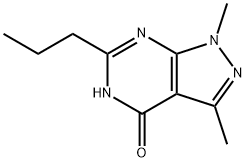 4H-Pyrazolo[3,4-d]pyrimidin-4-one,1,5-dihydro-1,3-dimethyl-6-propyl-(9CI) Structure