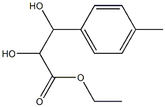 Benzenepropanoic acid, alpha,ba-dihydroxy-4-methyl-, ethyl ester (9CI) Structure