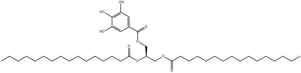 1,2-dipalMitoyl-sn-glycero-3-galloyl Structure