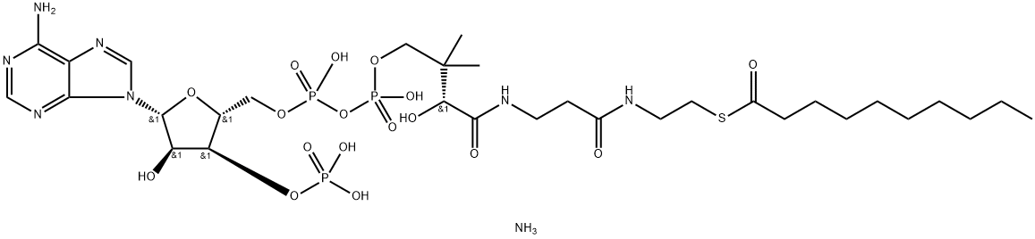 decanoyl CoenzyMe A (aMMoniuM salt) Structure