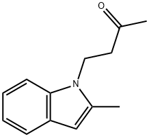 2-Butanone,4-(2-methyl-1-indolyl)-(4CI) Structure