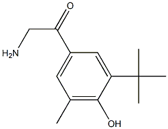 Acetophenone, 2-amino-3-tert-butyl-4-hydroxy-5-methyl- (8CI) 구조식 이미지