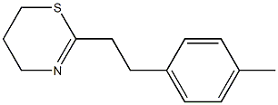 4H-1,3-Thiazine,5,6-dihydro-2-(p-methylphenethyl)-(8CI) 구조식 이미지