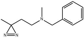 3H-Diazirine,3-[2-(benzylmethylamino)ethyl]-3-methyl-(8CI) Structure