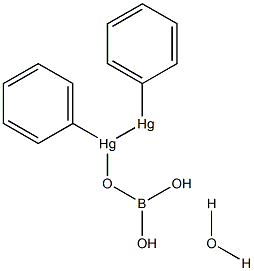 Phenylmercuric borate [inn] Structure
