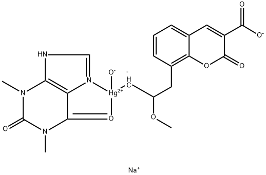 Sodium salt compd with theophylline  Structure
