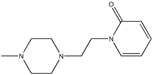 2(1H)-Pyridone,1-[2-(4-methyl-1-piperazinyl)ethyl]-(8CI) Structure