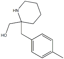 2-피페리딘메탄올,2-(p-메틸벤질)-(8CI) 구조식 이미지