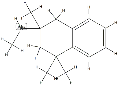 2-나프틸아민,1,2,3,4-테트라히드로-N,2,4,4-테트라메틸-(8CI) 구조식 이미지