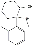 Cyclohexanol,2-(methylamino)-2-o-tolyl-(8CI) Structure
