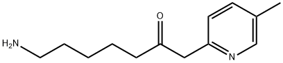 2-Heptanone,7-amino-1-(5-methyl-2-pyridyl)-(8CI) Structure