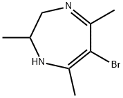 1H-1,4-Diazepine,6-bromo-2,3-dihydro-2,5,7-trimethyl-(8CI) 구조식 이미지