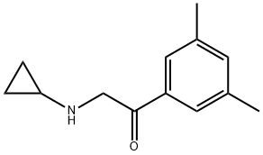 아세토페논,2-(시클로프로필아미노)-3,5-디메틸-(8CI) 구조식 이미지