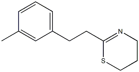 4H-1,3-Thiazine,5,6-dihydro-2-(m-methylphenethyl)-(8CI) 구조식 이미지