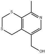 4H-m-Dithiino[4,5-c]pyridine-5-methanol,8-methyl-(8CI) 구조식 이미지