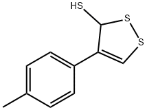 3H-1,2-Dithiole-3-thiol,4-p-tolyl-(8CI) Structure