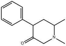 3-Piperidone,1,6-dimethyl-4-phenyl-(8CI) Structure