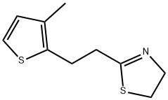 2-Thiazoline,2-[2-(3-methyl-2-thienyl)ethyl]-(8CI) 구조식 이미지