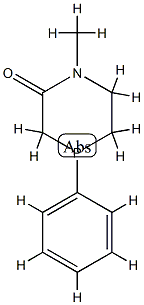 1,4-Azaphosphorin-2(1H)-one,tetrahydro-1-methyl-4-phenyl-(8CI) 구조식 이미지