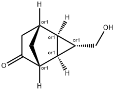 Tricyclo[3.2.1.02,4]octan-6-one, 3-(hydroxymethyl)-, (1R,2R,3S,4S,5R)-rel- (9CI) 구조식 이미지