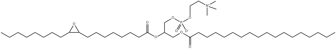 1-스테아로일-2-(9,10-에폭시스테아로일)포스파티딜콜린 구조식 이미지