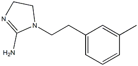 1H-Imidazol-2-amine,4,5-dihydro-1-[2-(3-methylphenyl)ethyl]-(9CI) Structure
