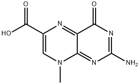 6-Pteridinecarboxylicacid,2-amino-4,8-dihydro-8-methyl-4-oxo-(9CI) Structure