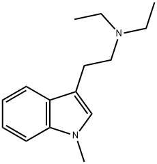 1H-인돌-3-에탄아민,N,N-디에틸-1-메틸-(9CI) 구조식 이미지