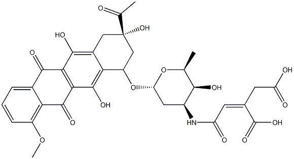 N-aconityldaunomycin Structure