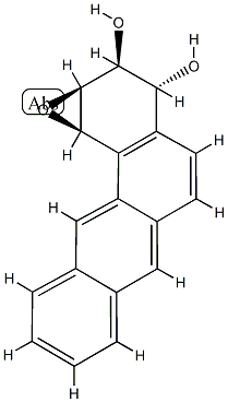 (1aS)-1aα,2,3,11cα-Tetrahydrobenzo[6,7]phenanthro[3,4-b]oxirene-2β,3α-diol Structure