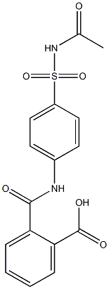Phthalylsulfacetamid Structure