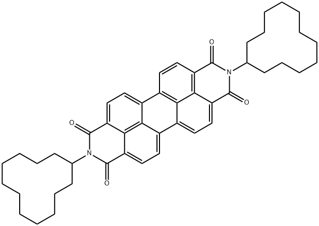2,9-Di(cyclododecyl)-anthra2,1,9-def:6,5,10-d'e'f'diisoquinoline-1,3,8,10-tetrone 구조식 이미지