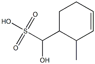 3-사이클로헥센-1-메탄설폰산,알파-하이드록시-2-메틸-(9CI) 구조식 이미지