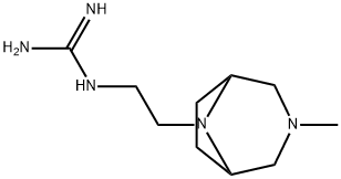 Guanidine,[2-(3-methyl-3,8-diazabicyclo[3.2.1]oct-8-yl)ethyl]-(9CI) Structure
