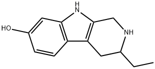 1H-Pyrido[3,4-b]indol-7-ol,3-ethyl-2,3,4,9-tetrahydro-(9CI) Structure