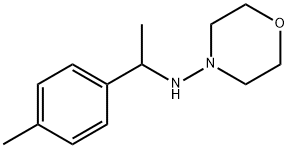 4-Morpholinamine,N-[1-(4-methylphenyl)ethyl]-(9CI) Structure
