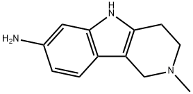 1H-Pyrido[4,3-b]indol-7-amine,2,3,4,5-tetrahydro-2-methyl-(9CI) Structure