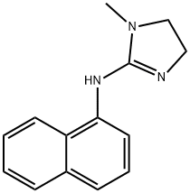1H-Imidazol-2-amine,4,5-dihydro-1-methyl-N-1-naphthalenyl-(9CI) 구조식 이미지