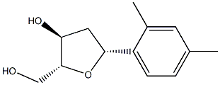 D-에리트로-펜티톨,1,4-안히드로-2-데옥시-1-C-(2,4-디메틸페닐)-,(1R)-(9CI) 구조식 이미지