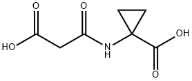 1-(malonylamino)cyclopropane-1-carboxylic cid 구조식 이미지