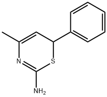 6H-1,3-Thiazin-2-amine,4-methyl-6-phenyl-(9CI) Structure