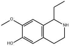 6-Isoquinolinol,1-ethyl-1,2,3,4-tetrahydro-7-methoxy-(9CI) Structure