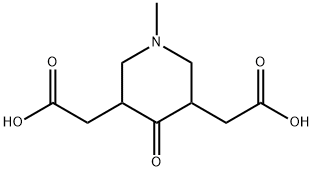 3,5-Piperidinediaceticacid,1-methyl-4-oxo-(9CI) Structure