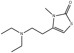 2(3H)-Thiazolone,4-[2-(diethylamino)ethyl]-3-methyl-(9CI) Structure