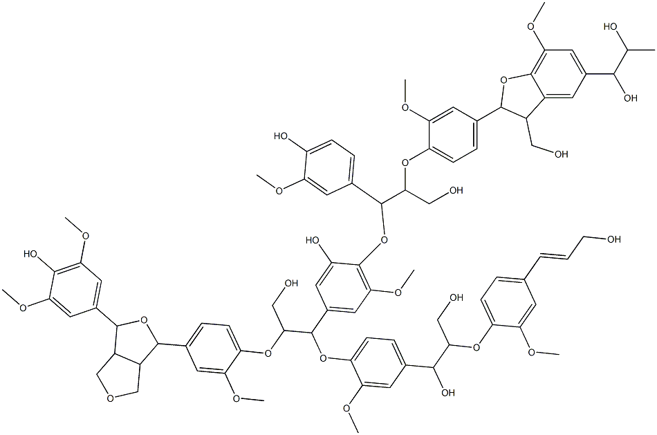 리그나인,ORGANOSOLV 구조식 이미지