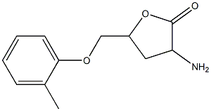 펜톤산,2-아미노-2,3-디데옥시-5-O-(2-메틸페닐)-,감마-락톤(9CI) 구조식 이미지