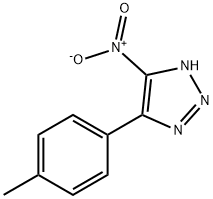 1H-1,2,3-Triazole,4-(4-methylphenyl)-5-nitro-(9CI) Structure