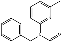 2-피콜린,6-(N-벤질포름아미도)-(4CI) 구조식 이미지