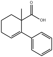 2-Cyclohexene-1-carboxylicacid,1-methyl-2-phenyl-(5CI) Structure